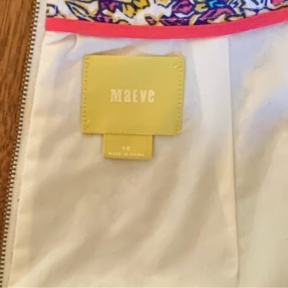 Maeve print linen skirt size 10 - Picture 8 of 10